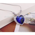 Austrian crystal necklace heart of ocean necklace